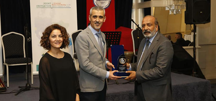 Sıfır Ayrımcılık Derneği tarafından düzenlenen “Ayrımcılıkla Mücadelede En Kararlı Belediye Başkanı” ödül töreni.