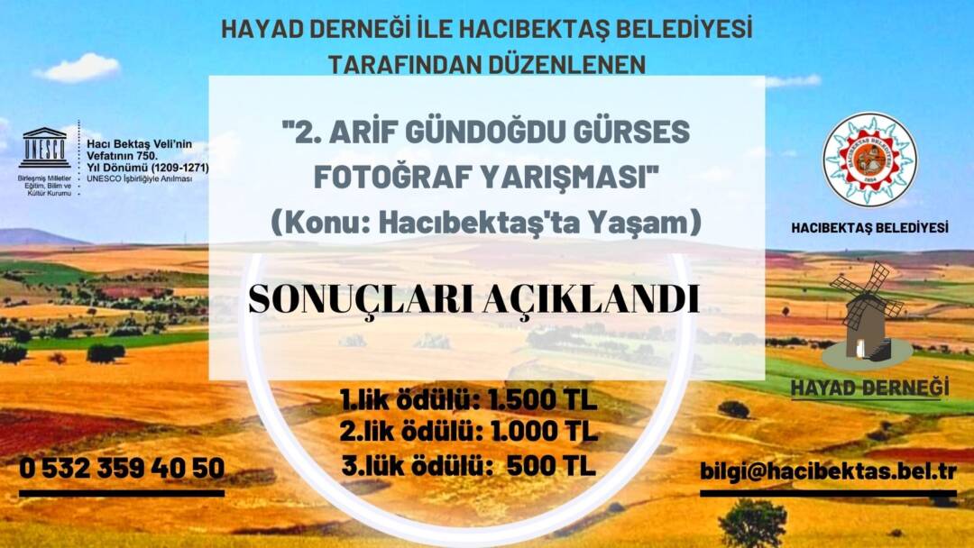 Fotoğraf Yarışması Sonuçları Açıklandı