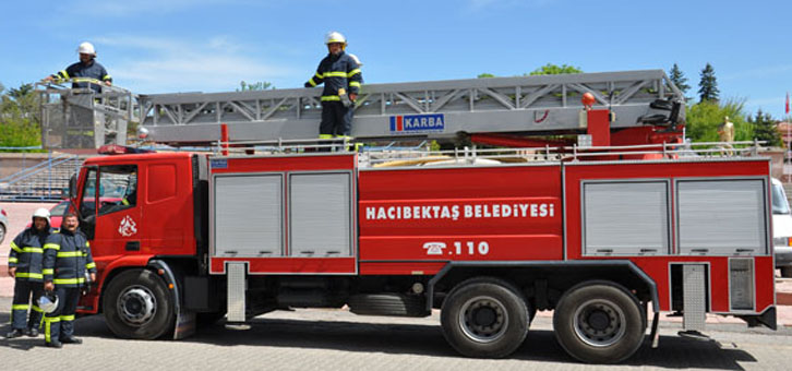 Hacıbektaş Belediyesi İtfaiye Ekibi