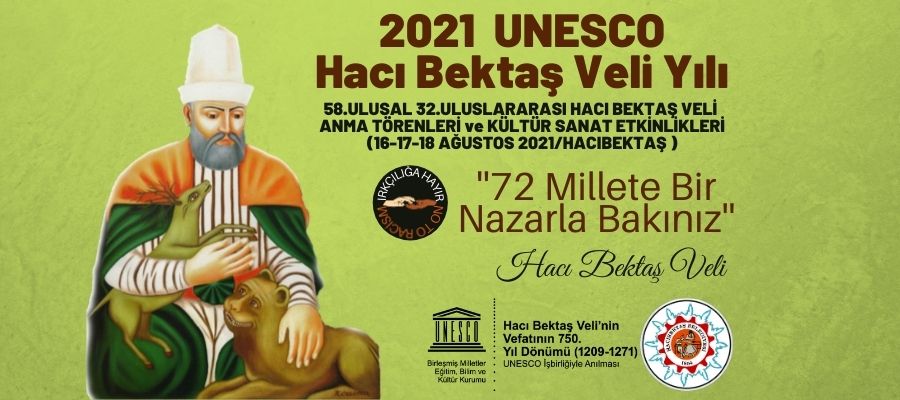2021 UNESCO Hacı Bektaş Veli Anma Yılında, 58. Ulusal 32. Uluslararası Hacı Bektaş Veli Anma Törenleri ve Kültür Sanat Etkinlikleri’nde Taktim Edilecek Olan 28. Hacı Bektaş Veli Dostluk ve Barış Ödülünün Verileceği İsmi Belirleyecek Jüri Listesi