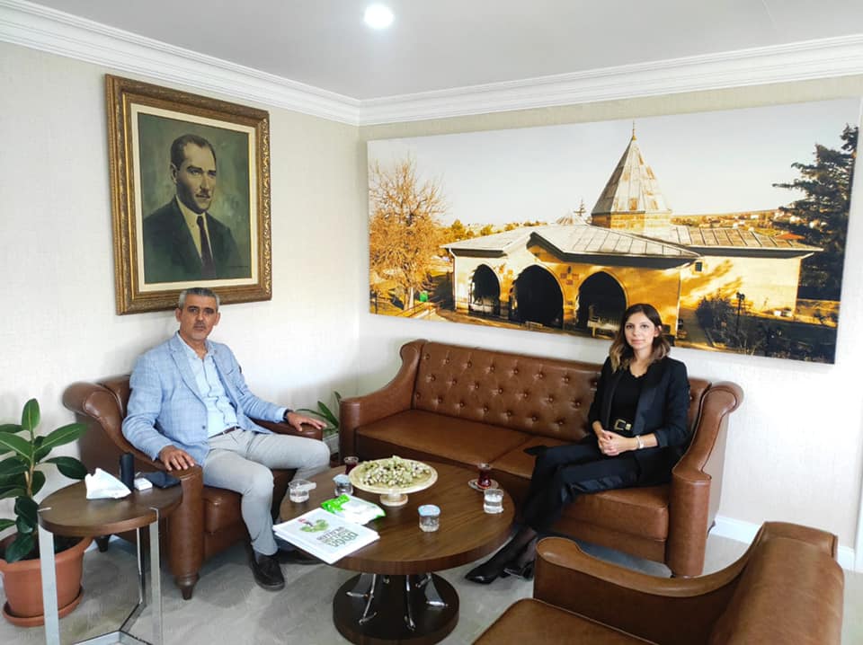 Hacıbektaş Kaymakamımız Sayın Kübra Kurtoğlu Geçmiş Olsun Ziyaretinde Bulundu.