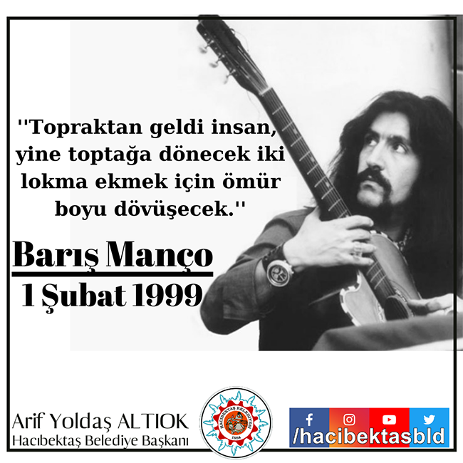 Barış MANÇO’yu Ölüm Yıl Dönümünde Saygı ve Rahmetle Anıyoruz.