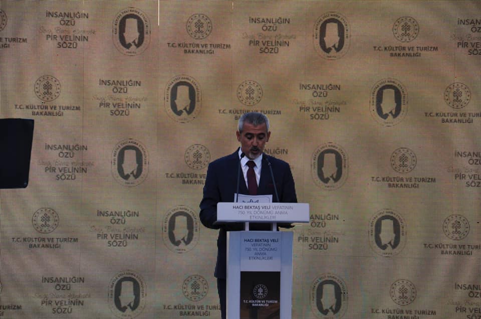 Hünkar Hacı Bektaş Veli’nin Hakka yürüyüşünün 750. yıl Anma Etkinliklerine katılım sağladık.