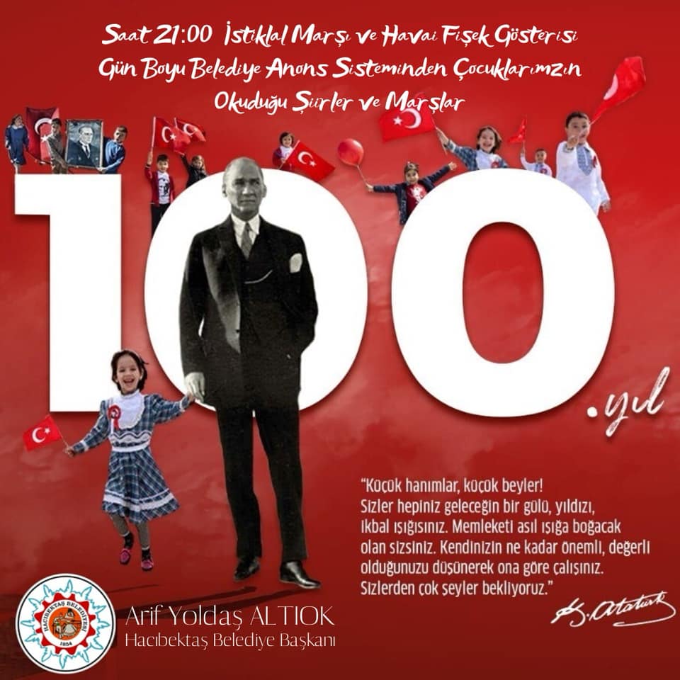 23 Nisan Ulusal Egemenlik ve Çocuk Bayramımız.