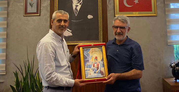 Sayın Ali SUKAS’I ziyaretimiz.