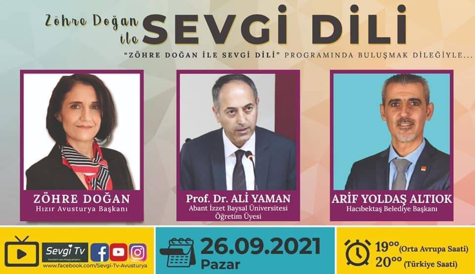 Başkanımız Bu Akşam Sevgi Dili Programında