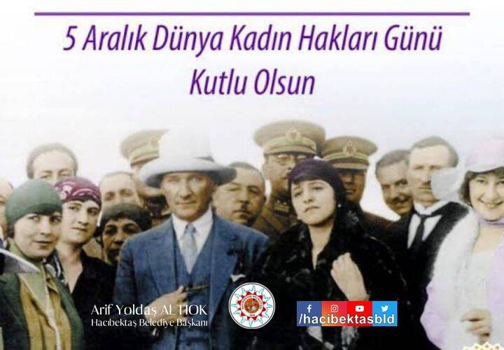 5 Aralık Dünya Kadın Hakları Günü Kutlu Olsun