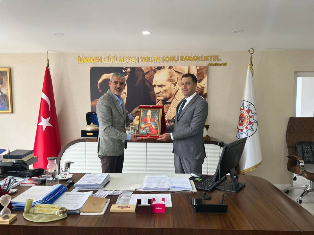 Cengiz Ekici’yi Belediyemizde Misafir Edip, Yeni Görevinde Başarılar Diledik.