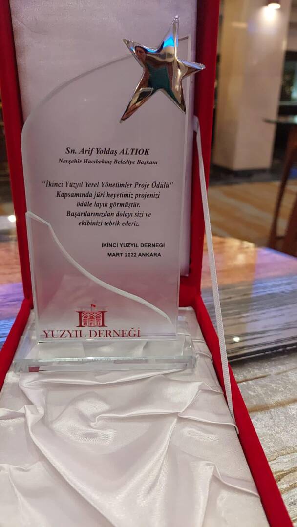 Bu Ödül Hacıbektaş’ımızın