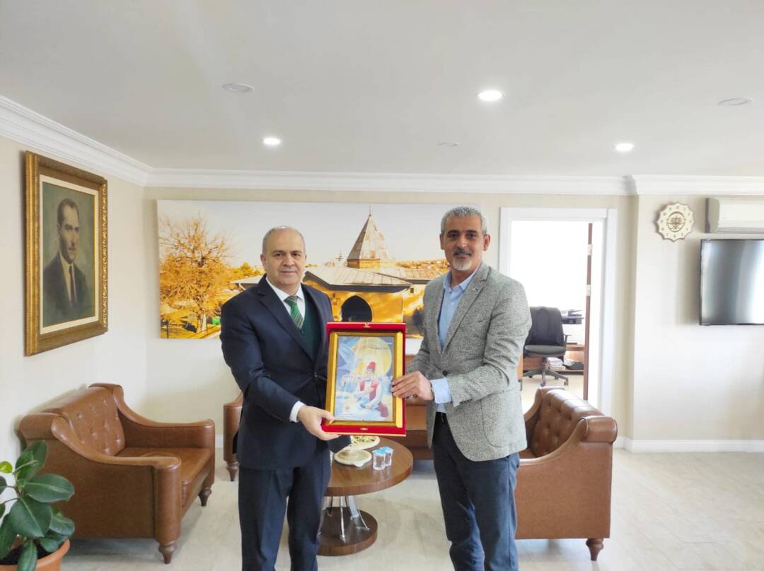 Sayın Mehmet Artunay’ı Belediyemizde Misafir Ettik