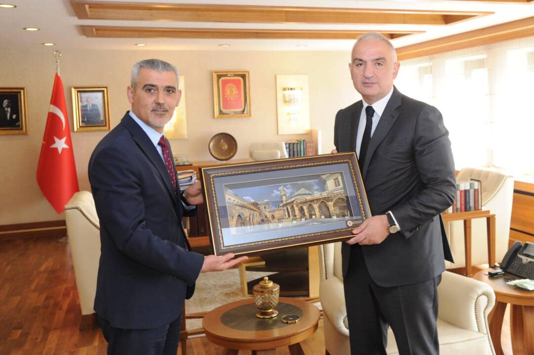 Türkiye Cumhuriyeti Kültür ve Turizm Bakanımız Sayın Mehmet Nuri Ersoy’u Makamında Ziyaret