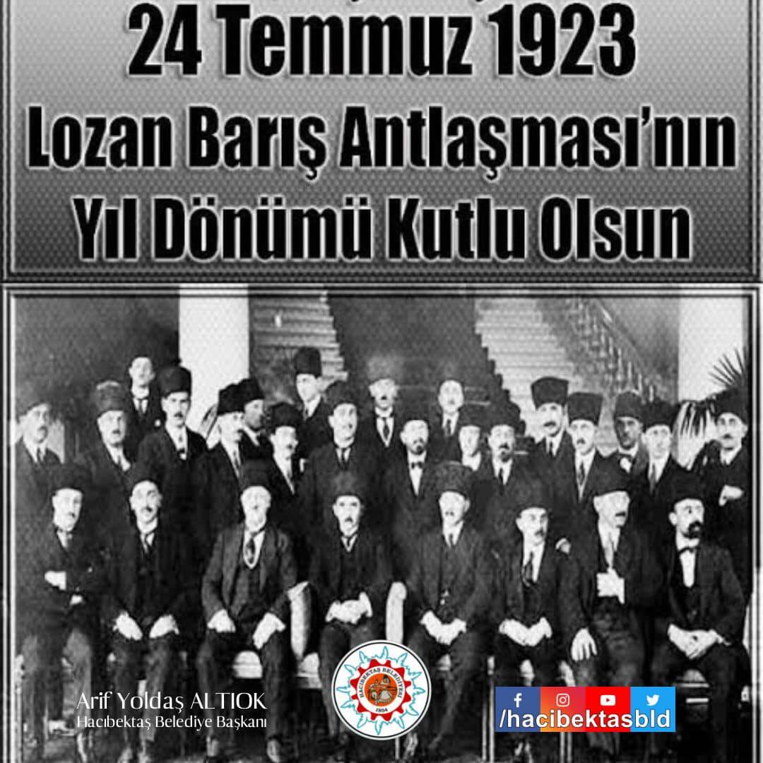 Lozan Antlaşması Vazgeçilmezimizdir.