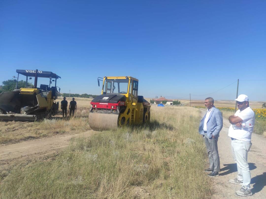 2. Etap SıcakAsfalt Serimine Başlıyoruz