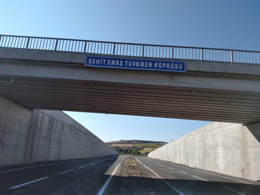 Şehidimiz Emre Türkmen ‘in adı 103 Evler Üstgeçitinde Yaşayacak.