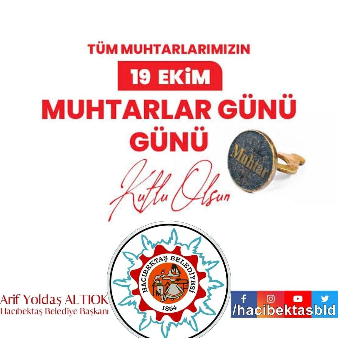 19 Ekim Muhtarlar Günü Kutlu Olsun