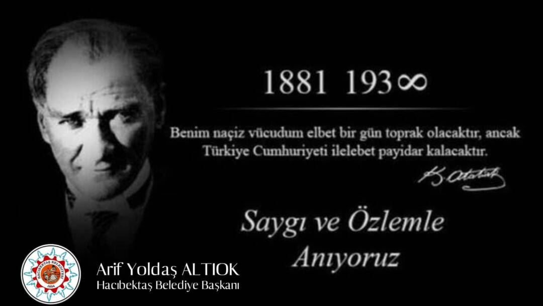 10 Kasım Mustafa Kemal ATATÜRK