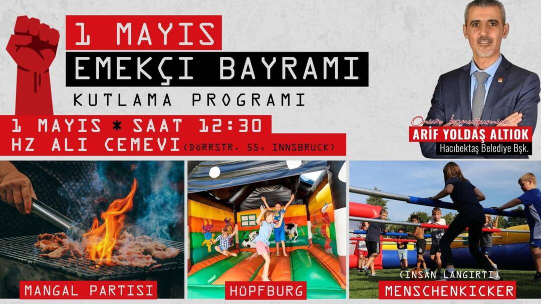 İnnsbruck Hz. Ali Cemevinde 1 Mayıs