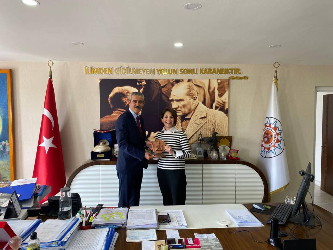 Ankara Milletvekilimiz Aylin Yaman’ı Belediyemizde Misafir Ettik