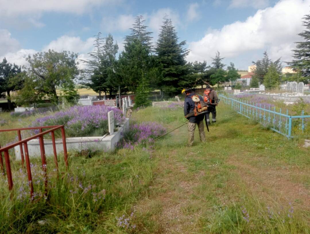 Hacıbektaş Belediyesi Park ve Bahçeler Ekiplerimiz Bayram Öncesi