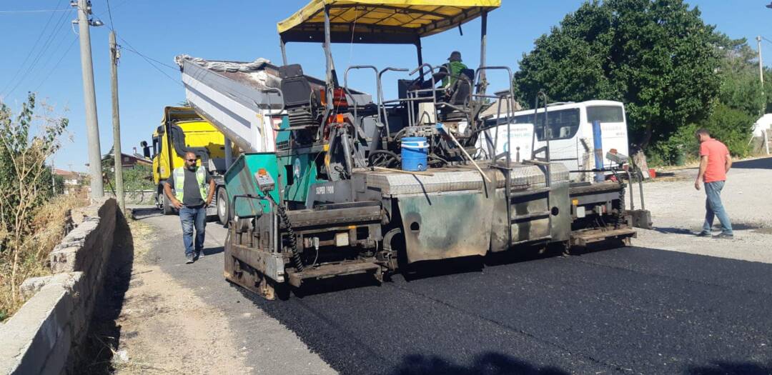 Sıcak Asfalt Çalışmalarımıza Kaldığımız Yerden Devam Ediyoruz
