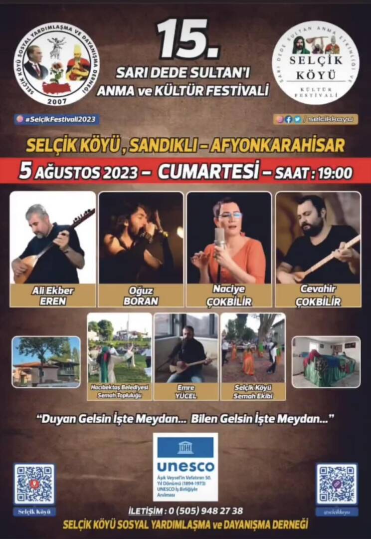 Sarı Dede Sultan’ı Anma ve Kültür Festivali