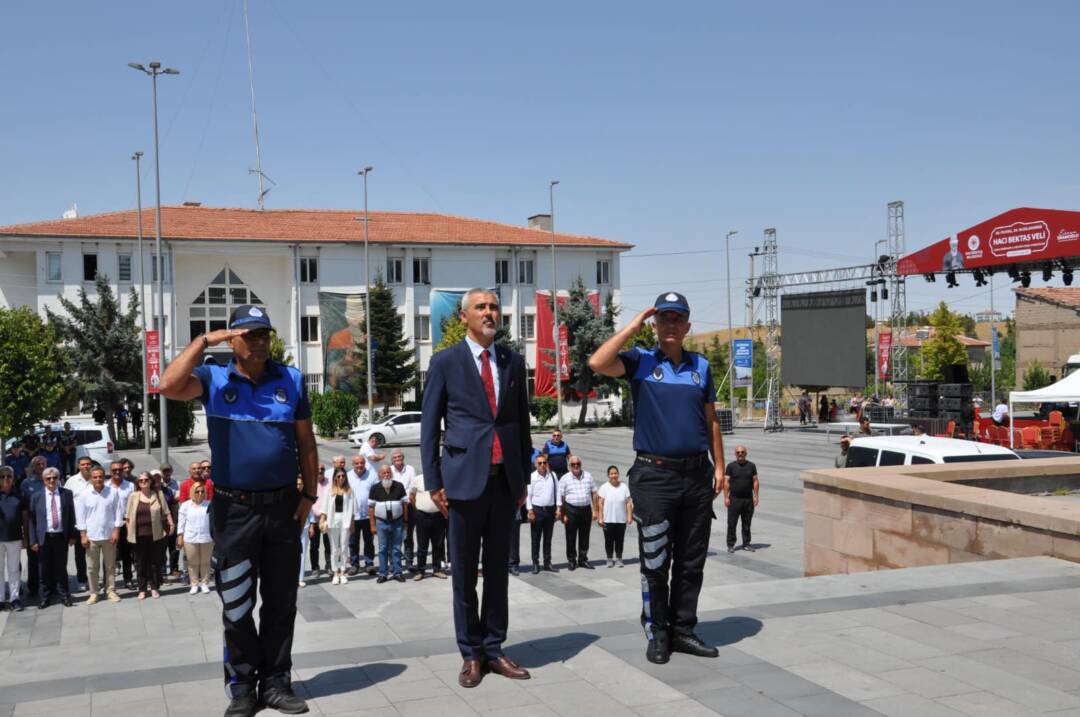 15 Ağustos 2023 Hacı Bektaş Veli Anma Etkinliğinin Çelenk Sunma Töreni