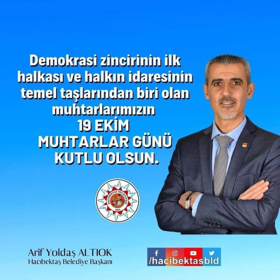 19 EKİM MUHTARLAR GÜNÜ KUTLU OLSUN.