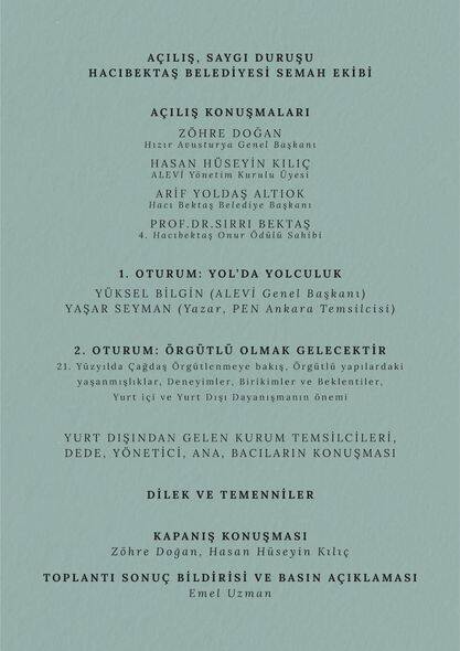 Yönetici Eğitim Semineri Programı