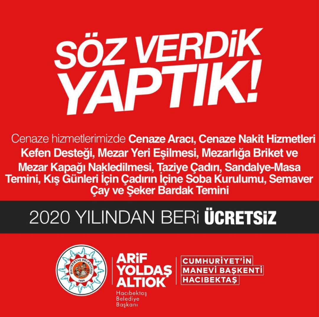 İyi Günde Olduğu Gibi Kötü Günlerinde de Halkımızın Yanında Olmaya Devam Edeceğiz.