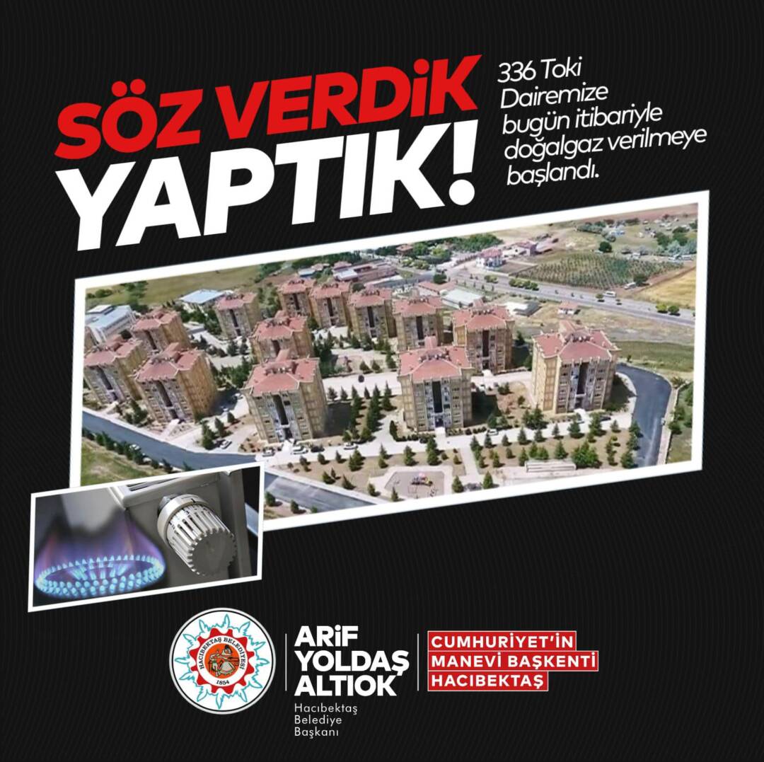 Toki Cumhuriyet Sitemize Doğalgaz Hayırlı Olsun.