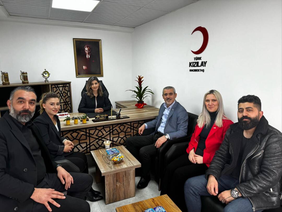 Türk Kızılay Hacıbektaş Şubesini Ziyaret