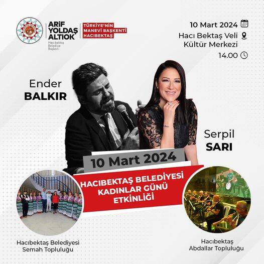 Yüreğinde Hacıbektaş Sevgisi Taşıyan Tüm Kadınlarımızı Bekliyoruz.