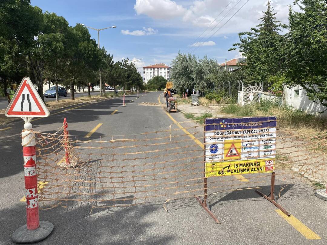 3. Etap Doğalgaz Çalışması Başlamıştır.