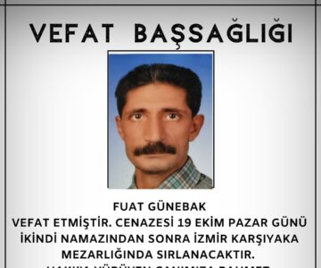 Fuat Günebak Vefat ve Başsağlığı