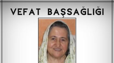 Atiye Gülcan Vefat ve Başsağlığı