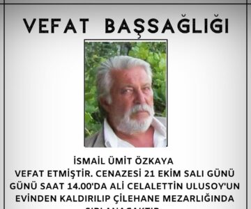 İsmail Ümit Özkaya Vefat ve Başsağlığı