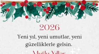 Mutlu Yıllar.