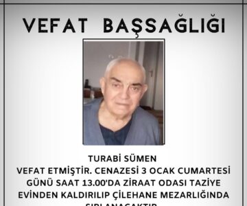 Turabi SÜMEN Vefat ve Başsağlığı
