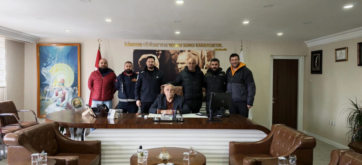 Hacıbektaş Gücü Spor Kulübü’nü belediyemizde misafir ettik.