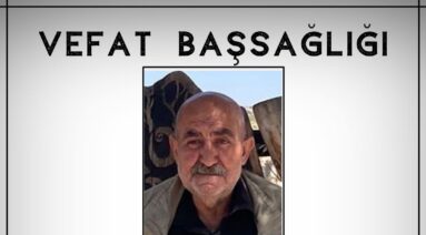 Şahin Baydır Vefat ve Başsağlığı