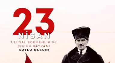 23 Nisan Ulusal Egemenlik ve Çocuk Bayramı’nı kutluyor; sağlık, mutluluk ve başarı dolu yarınlar diliyorum.