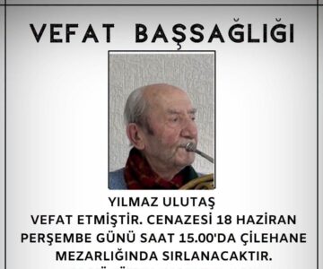 Yılmaz ULUTAŞ Vefat ve Başsağlığı