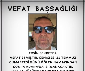 Ersin SEKRETER Vefat ve Başsağlığı