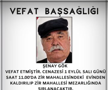 Şenay GÖK Vefat ve Başsağlığı