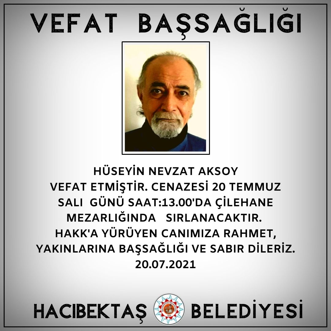 Hüseyin Nevzat Aksu Vefat ve Başsağlığı
