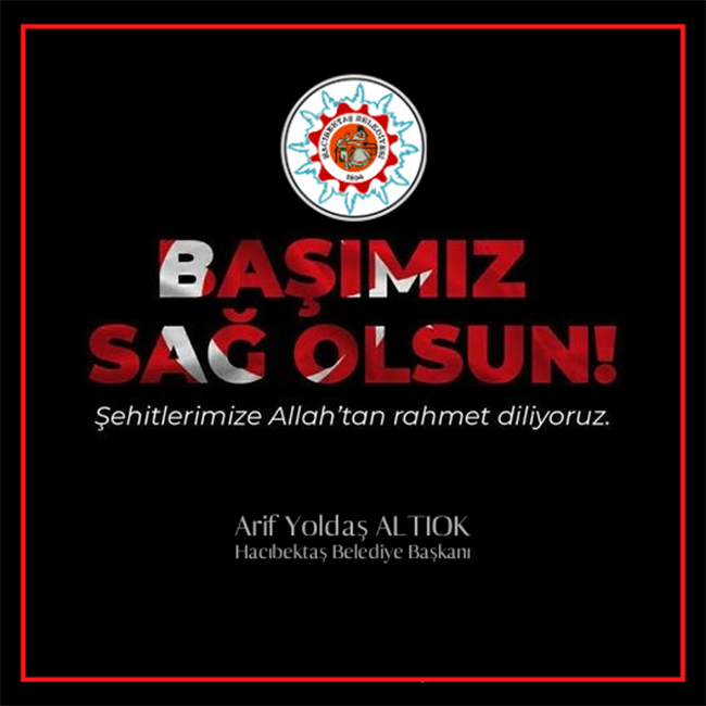 BAŞIMIZ SAĞ OLSUN!