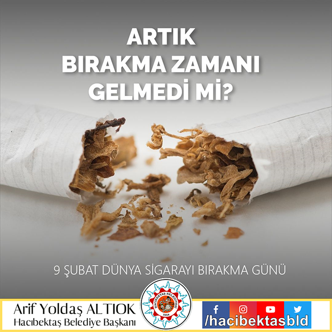9 ŞUBAT DÜNYA SİGARA BIRAKMA GÜNÜ