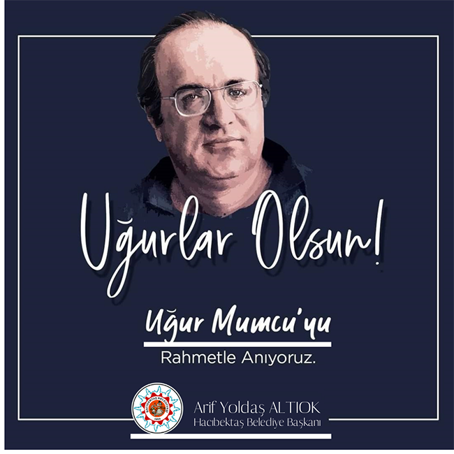 Uğur MUMCU’yu Rahmetle Anıyoruz