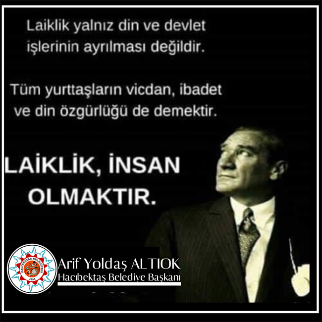 Laiklik İlkesinin 84.  Yılı Kutlu Olsun