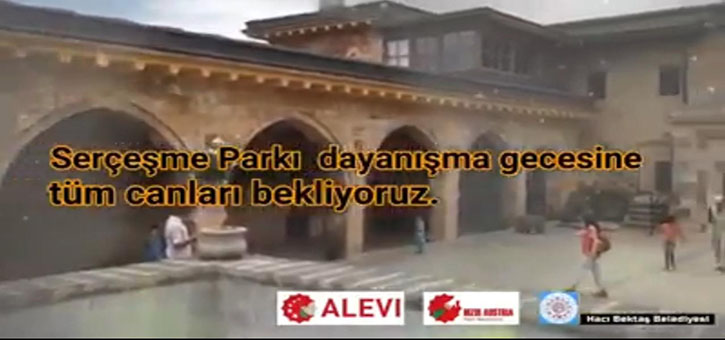 Alevi Avusturya-Hızır Avusturya tarafından düzenlenecek olan Hacıbektaş Gecesi.